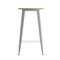 Flash Furniture 23.75 RD Bar Top Table Brown Top/Silver Frame JJ-T14623H-60-BRSL-GG - alternate 10